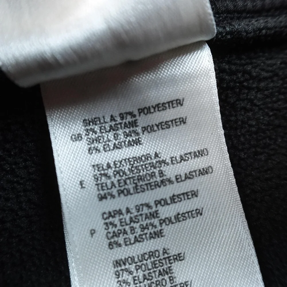 The North Face measurements are